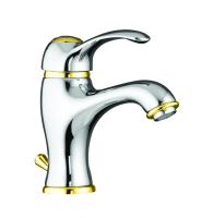 Смеситель для раковины Fiore Jafar 47CO5221, хром/золото