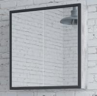 Зеркало-шкаф Corozo Айрон 60 черный/антик