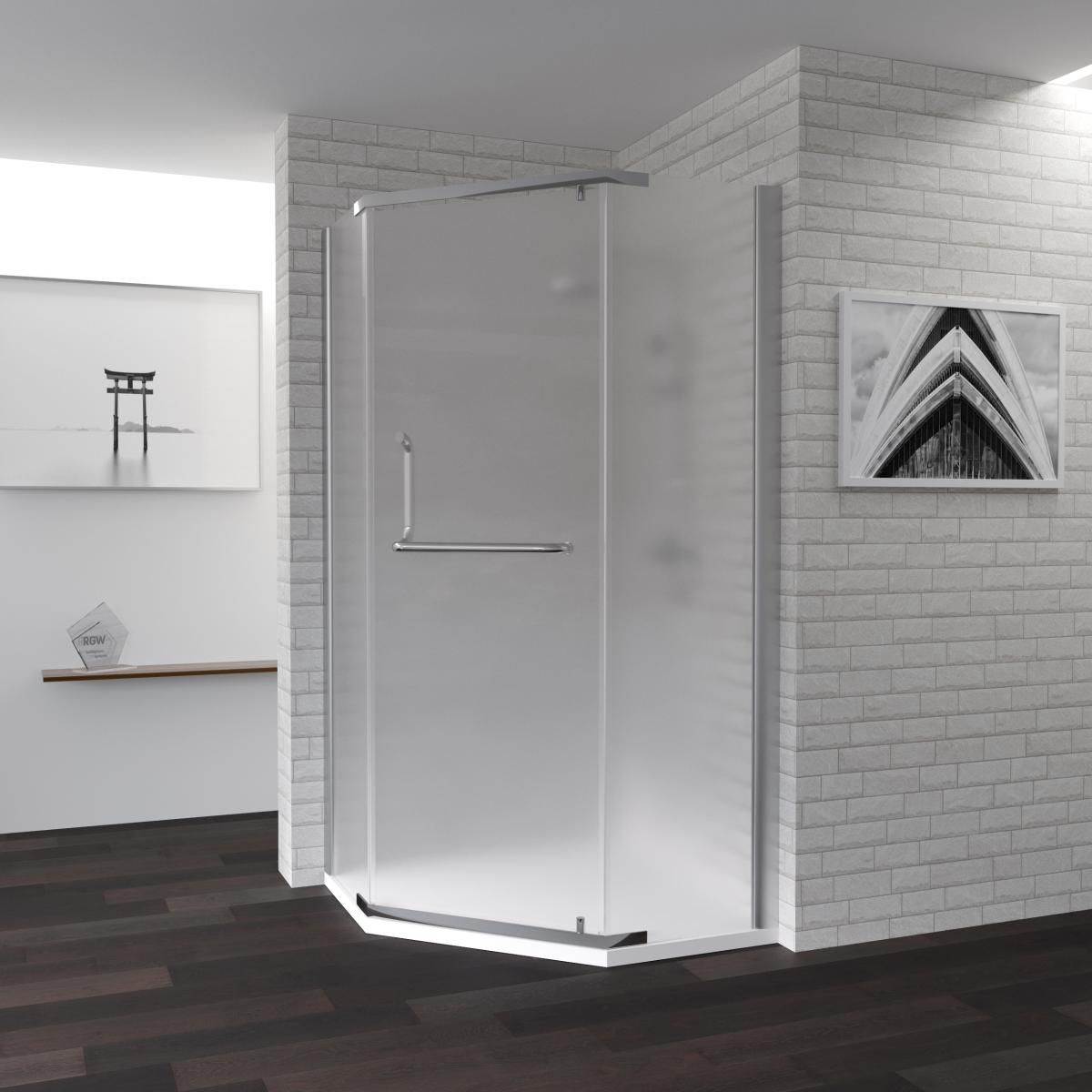 Душевой уголок RGW Passage PA-081 800x800x1950 профиль хром, стекло прозрачное