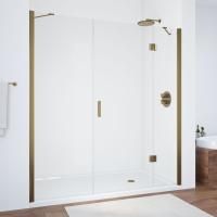 Душевая дверь в нишу Vegas Glass AFP-F TUR NOVO h1890 130 05 01 R профиль бронза, стекло прозрачное