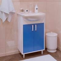 Тумба с раковиной Corozo Колор 50 синяя