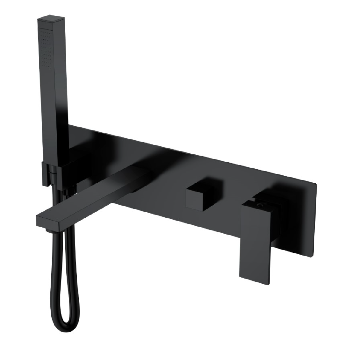 Смеситель для ванны с душем Boheme Qubic 474-2-B