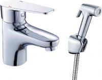 Смеситель для раковины Orange Otto M22-022cr с гигиеническим душем