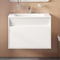 Тумба с раковиной Iddis Esper 80 подвесная, белая