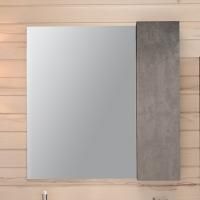 Зеркало Emmy Стоун 60 R серый бетон