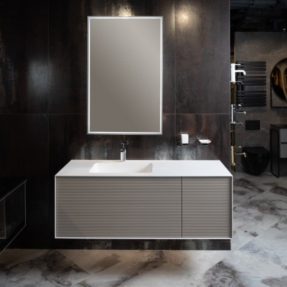 Тумба с раковиной Armadi Art Minimal 898-120-D