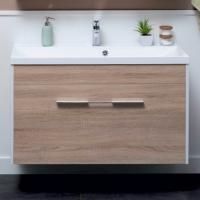 Тумба с раковиной Aquanet Августа 100 дуб сонома