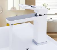 Смеситель для раковины Gappo Futura G1017-8 белый/хром