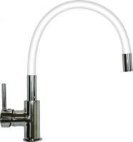 Смеситель для кухни Florentina Flex-01 белый