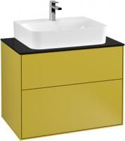 Тумба под раковину Villeroy & Boch Finion G09200HE 80 см, sun matt, настенная подсветка