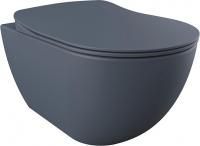 Унитаз подвесной Creavit Free FE320.20100 базальт