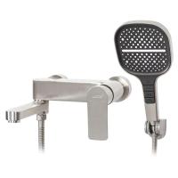 Смеситель для ванны Hansberge H4010NK, никель
