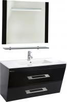 Мебель для ванной Bellezza Берта подвесная 100 черная