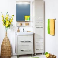 Мебель для ванной Бриклаер Чили 60/3 светлая лиственница