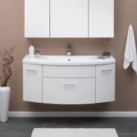 Тумба с раковиной Aquanet Тренто 120 белая