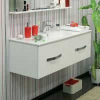 Тумба с раковиной Sanflor Рио 100 подвесная