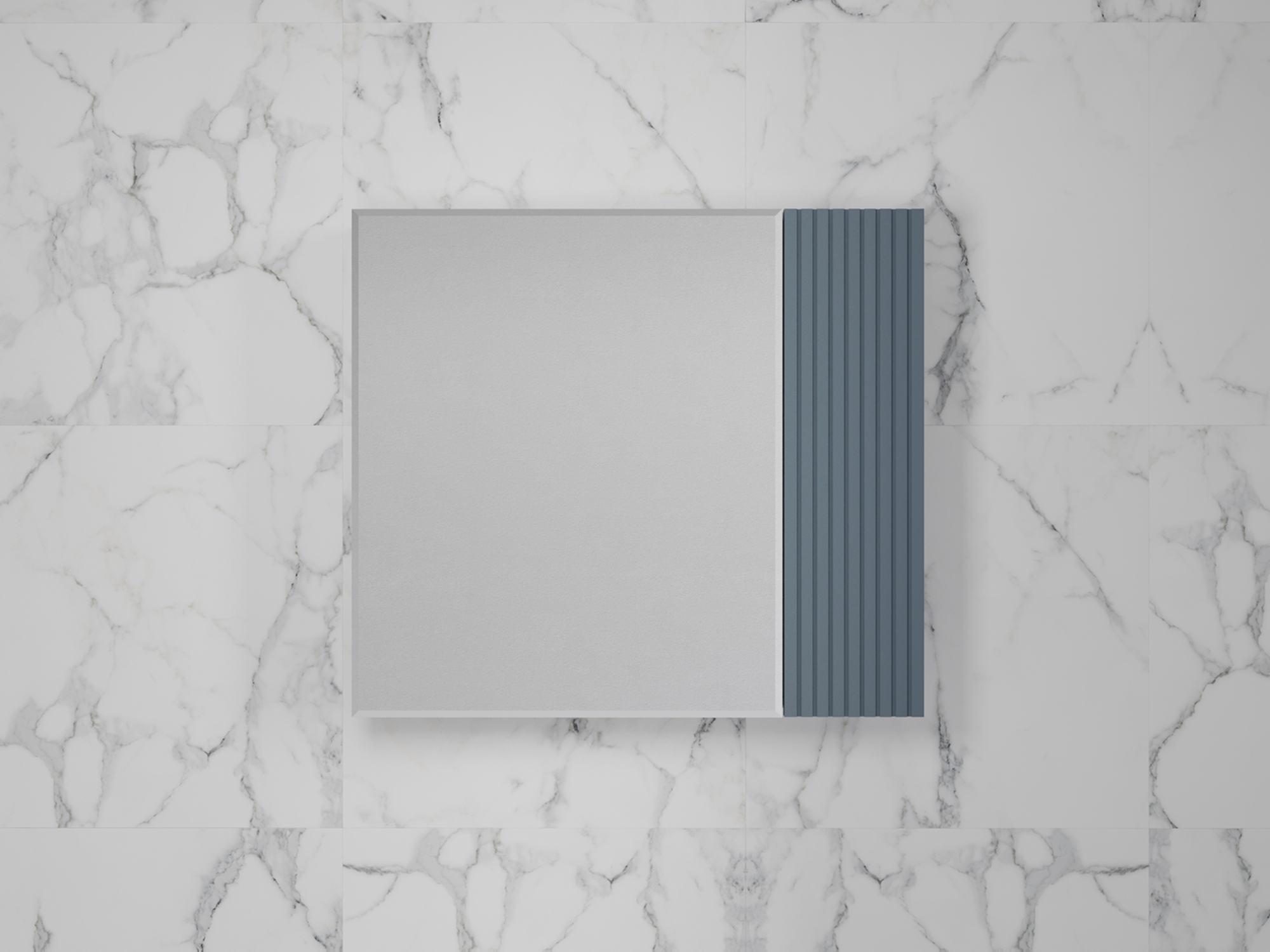 Зеркальный шкаф Style Line Стокгольм 80 графит софт