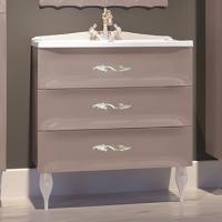 Тумба с раковиной Marka One Lumier 75Н cappuccino