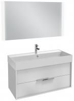 Мебель для ванной Jacob Delafon Vivienne 100 белая, ручки хром