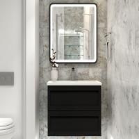 Мебель для ванной Art&Max Platino 60, подвесная, черная матовая