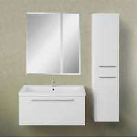 Мебель для ванной 1MarKa Соната 75П с 1 ящиком, белый глянец