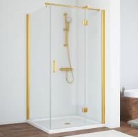 Душевой уголок Vegas Glass AFP-Fis 90 09 01 R профиль золото, стекло прозрачное