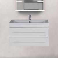 Тумба с раковиной Aquanet Верона 75 подвесная белая