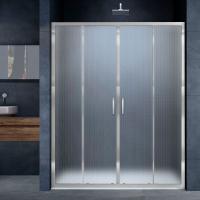 Душевая дверь в нишу Vincea Alpha VDS-3AL2160MT 160 см, стекло текстурное, хром