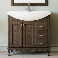 Тумба под раковину ValenHouse Эллина 85 кальяри, фурнитура хром