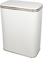 Корзина для белья Geralis PWG-M белая, золото, малая