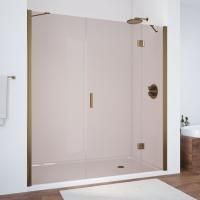 Душевая дверь в нишу Vegas Glass AFP-F TUR NOVO 140 05 05 R профиль бронза, стекло бронза