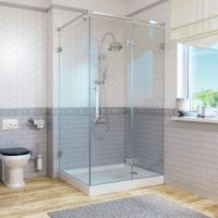 Душевой уголок Vegas Glass AFP-Fis DYNASTY 120*100 08 01 R профиль глянцевый хром, стекло прозрачное