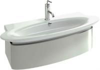 Тумба под раковину Jacob Delafon Presquile 100 белый лак, 1 ящик