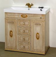 Тумба под раковину Misty Roma 75 ясень патина