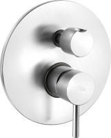 Смеситель для ванны Paffoni Light LIG018ST с внутренней частью, хром