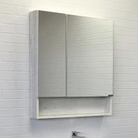 Зеркало-шкаф Comforty Никосия 70 дуб белый