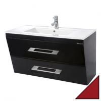 Тумба под раковину Bellezza Берта подвесная 100 красная