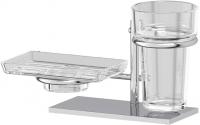 Стакан Ellux Domino DOM 005-C03 с мыльницей