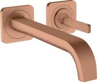 Смеситель для раковины Axor Citterio E 36106310 шлифованное красное золото