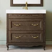 Тумба под раковину ValenHouse Лиора 90 кальяри, фурнитура золото