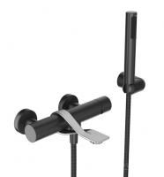 Смеситель для ванны Webert One-B NB850101441 черный нержавеющая сталь