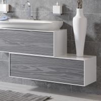 Тумба Aqwella 5 stars Genesis 120 миллениум серая