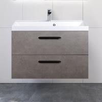 Тумба с раковиной BelBagno Aurora 80 pietra grigio