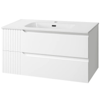 Тумба с раковиной Brevita Tivolli 100 подвесная