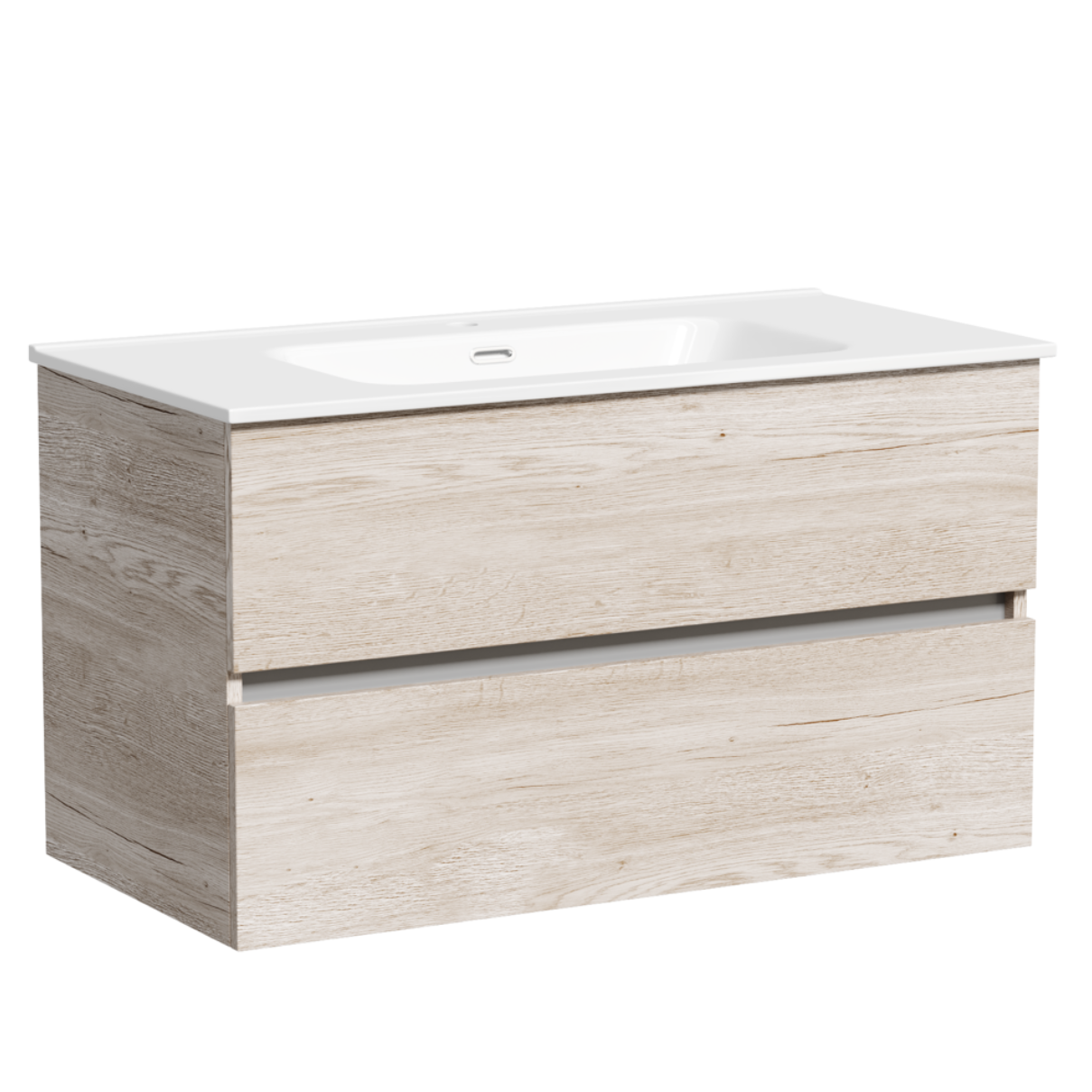 Тумба с раковиной Sancos Urban 90 дуб галифакс натуральный