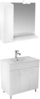Мебель для ванной Triton Джуно 80 напольная, 3 двери, белая