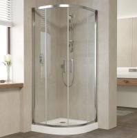 Душевой уголок Vegas Glass ZS 80 08 01 профиль глянцевый хром, стекло прозрачное