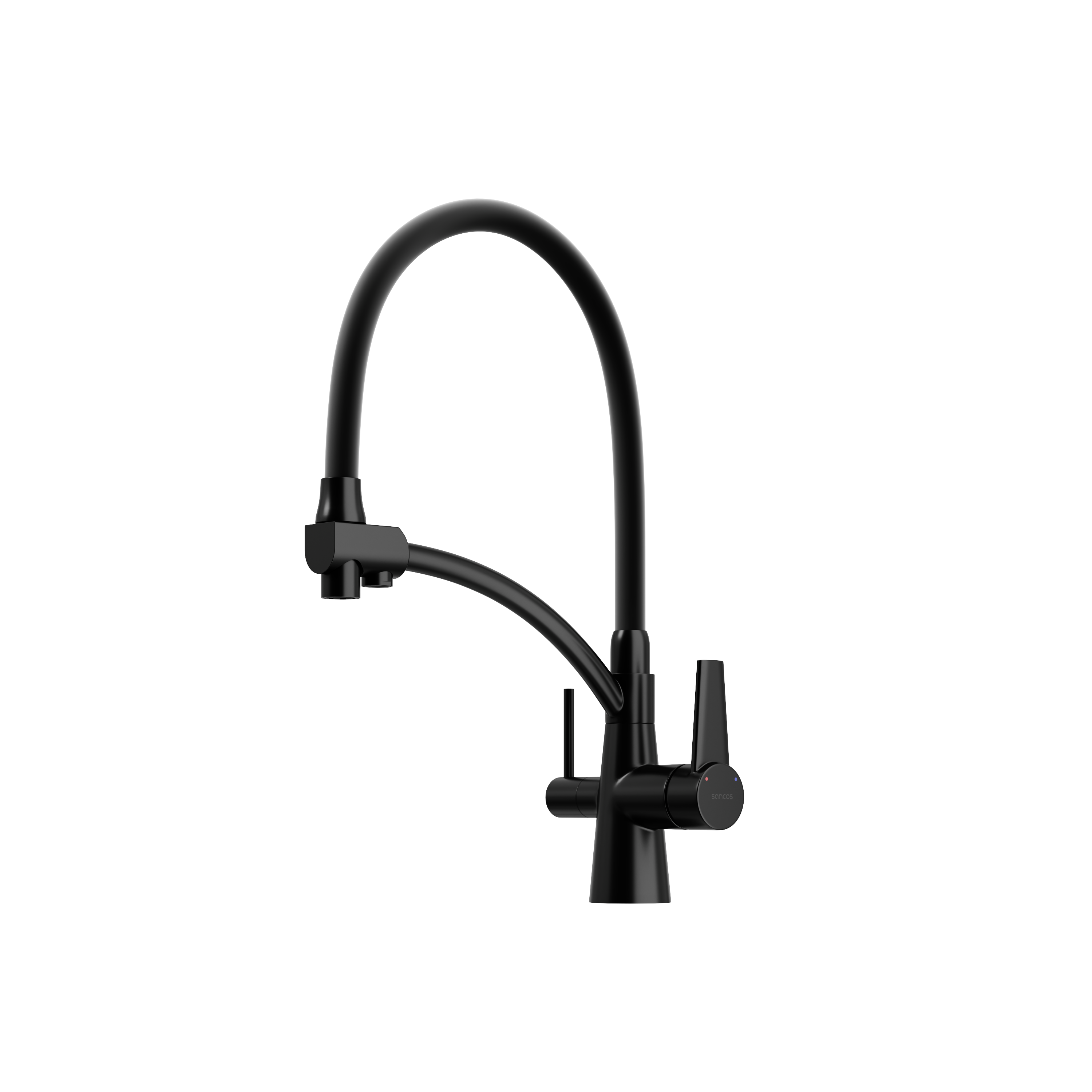 Смеситель для кухни Sancos Eri SC4001MB, матовый черный