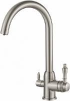 Смеситель для кухни Zorg Steel Hammer SH 723 SATIN