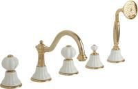 Смеситель на борт ванны Migliore Olivia 19021 золото